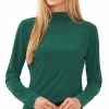 CeCe Women's Long Sleeve Mock Neck Turtleneck