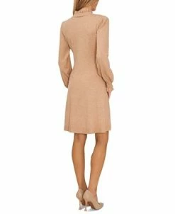 CeCe Women's Mock Neck Sweater Dress -Anne Klein Sales Store 22477738 fpx