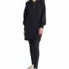 Black Tape Women's Long Sleeve Zip-Neck Sweater Dress