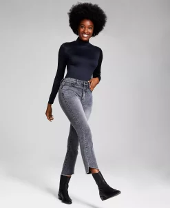 And Now This Women's Mock-Turtleneck Long-Sleeve Bodysuit -Anne Klein Sales Store 22541366 fpx