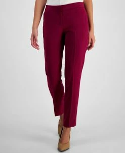 Bar III Women's Bi-Stretch Mid-Rise Ankle Pants, Created For Macy's