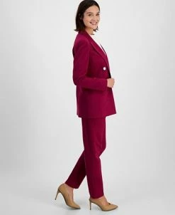 Bar III Women's Bi-Stretch Mid-Rise Ankle Pants, Created For Macy's -Anne Klein Sales Store 22542325 fpx