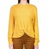 Sanctuary Women's Knotted-Front Long-Sleeve Knit Top