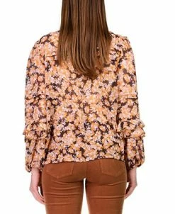 Sanctuary Women's Floral-Print Pintuck Blouse -Anne Klein Sales Store 22554589 fpx