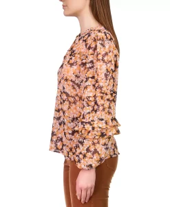 Sanctuary Women's Floral-Print Pintuck Blouse -Anne Klein Sales Store 22554590 fpx