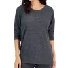 Style & Co Women's Brushed Knit Crewneck Top, Created For Macy's