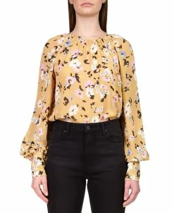 Sanctuary Women's Floral-Print Balloon-Sleeve Blouse