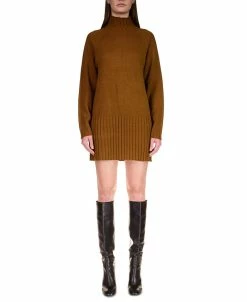 Sanctuary Women's Ribbed Mock-Neck Sweater Dress