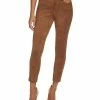 Tommy Hilfiger Faux Suede Mid Rise Skinny Ankle Pants