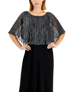 Connected Metallic-Capelet Gown -Anne Klein Sales Store 22586676 fpx