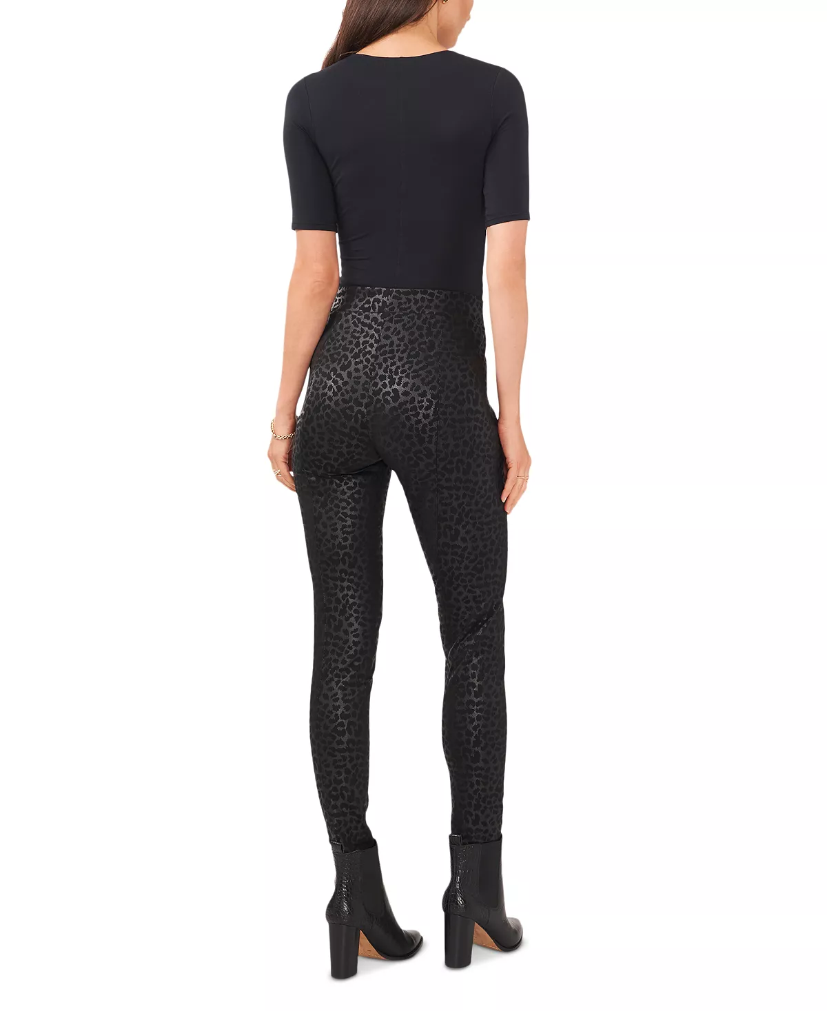 Vince Camuto Women's Animal-Print Pull-On Leggings 4 Vince Camuto Women's Animal-Print Pull-On Leggings - Image 4