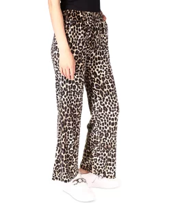 Michael Kors Women's Cheetah Flared Pull-On Pants -Anne Klein Sales Store 22607668 fpx