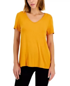 ID Ideology Women's V-Neck T-Shirt, Created For Macy's -Anne Klein Sales Store 22677845 fpx