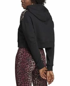 ADIDAS Women's Animal-Trim Logo-Print Cotton Hoodie -Anne Klein Sales Store 22682999 fpx