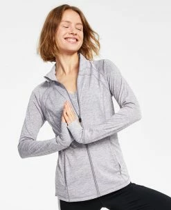 ID Ideology Women's Essentials Performance Zip Jacket, Created For Macy's