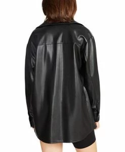 Steve Madden Women's Faux Good Measure Shacket -Anne Klein Sales Store 22683614 fpx