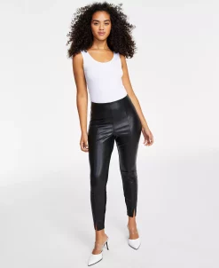 Bar III Faux-Leather Leggings, Created For Macy's -Anne Klein Sales Store 22684947 fpx