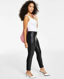 Bar III Faux-Leather Leggings, Created For Macy's -Anne Klein Sales Store 22684963 fpx