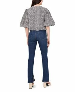 Vince Camuto Women's 3/4 Bubble Sleeve Tie Front Blouse -Anne Klein Sales Store 22690949 fpx