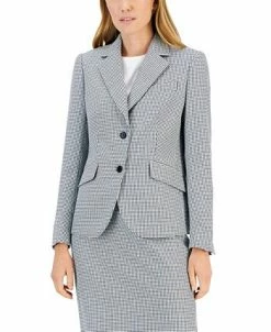 Anne Klein Women's Mini Houndstooth Two-Button Jacket & Flare-Leg Pants & Pencil Skirt -Anne Klein Sales Store 22719309 fpx