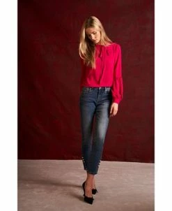 CeCe Women's Solid Long Sleeve Tie-Neck Puff-Sleeve Blouse 11 CeCe Women's Solid Long Sleeve Tie-Neck Puff-Sleeve Blouse -Anne Klein Sales Store 22724035 fpx