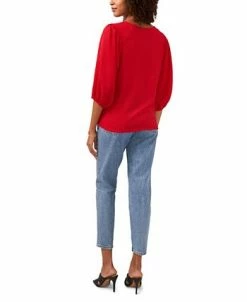 Vince Camuto Women's Puff Sleeve Knit Top -Anne Klein Sales Store 22726036 fpx