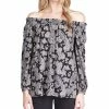 Michael Kors Women's Paisley Off-The-Shoulder Top