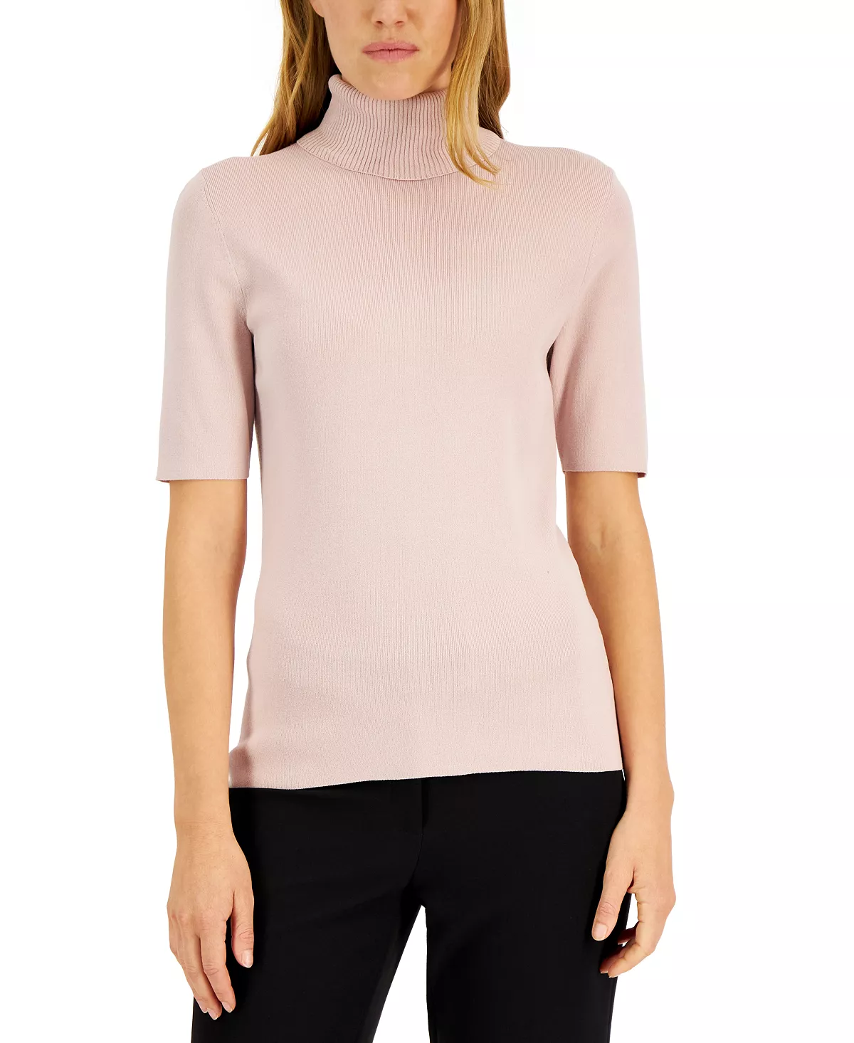 Anne Klein Women's Half-Sleeve Turtleneck Top 10 Anne Klein Women's Half-Sleeve Turtleneck Top - Image 10