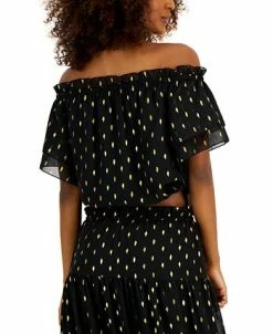 INC International Concepts Women's Foil-Print Top, Created For Macy's -Anne Klein Sales Store 22738551 fpx