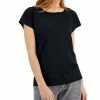 ID Ideology Women's Textured Short Sleeve T-Shirt, Created For Macy's