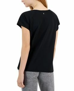 ID Ideology Women's Textured Short Sleeve T-Shirt, Created For Macy's 5 ID Ideology Women's Textured Short Sleeve T-Shirt, Created For Macy's -Anne Klein Sales Store 22741888 fpx