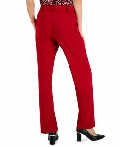 Kasper Women's Faux-Fly Pull-On Wide-Leg Pants -Anne Klein Sales Store 22760451 fpx