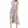 INC International Concepts Women's Floral Print Off-The-Shoulder Maxi Dress, Created For Macy's