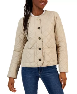Charter Club Women's Quilted Patch-Pocket Jacket, Created For Macy's 9 Charter Club Women's Quilted Patch-Pocket Jacket, Created For Macy's -Anne Klein Sales Store 22781365 fpx