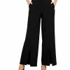 INC International Concepts Women's High-Rise Front-Slit Flare-Leg Pants, Created For Macy's