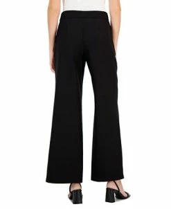 INC International Concepts Women's High-Rise Front-Slit Flare-Leg Pants, Created For Macy's -Anne Klein Sales Store 22783634 fpx