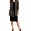 Connected Women's Jersey-Knit Dress & 3/4-Sleeve Jacket