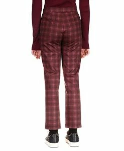 Sanctuary Carnaby Cotton Plaid Kick Crop Pants -Anne Klein Sales Store 22795219 fpx
