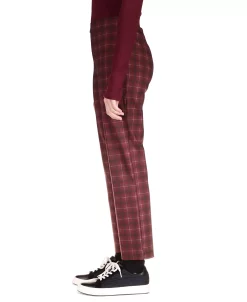 Sanctuary Carnaby Cotton Plaid Kick Crop Pants -Anne Klein Sales Store 22795220 fpx