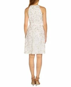 Adrianna Papell Women's Embroidered Fit & Flare Dress -Anne Klein Sales Store 22801268 fpx