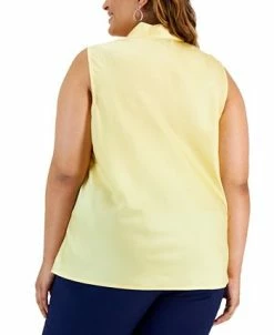 Kasper Plus Size Bow Top -Anne Klein Sales Store 22803925 fpx 1