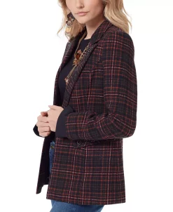 Sam Edelman Women's Margot Embellished Plaid Blazer -Anne Klein Sales Store 22812760 fpx