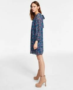 INC International Concepts Women's Tie-Back Shift Dress, Created For Macy's -Anne Klein Sales Store 22813900 fpx
