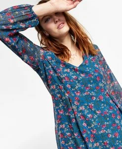 INC International Concepts Women's Tie-Back Shift Dress, Created For Macy's -Anne Klein Sales Store 22813901 fpx