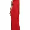 Vince Camuto Women's Halter-Neck Satin Sleeveless Gown