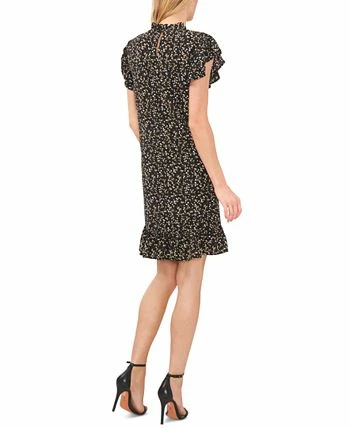 CeCe Women's Floral Ruffled Flutter-Sleeve Dress 2 CeCe Women's Floral Ruffled Flutter-Sleeve Dress - Image 2