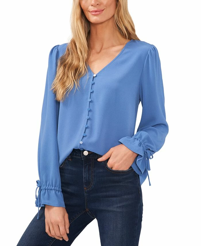 CeCe Tie-Cuff Blouse 1 CeCe Tie-Cuff Blouse