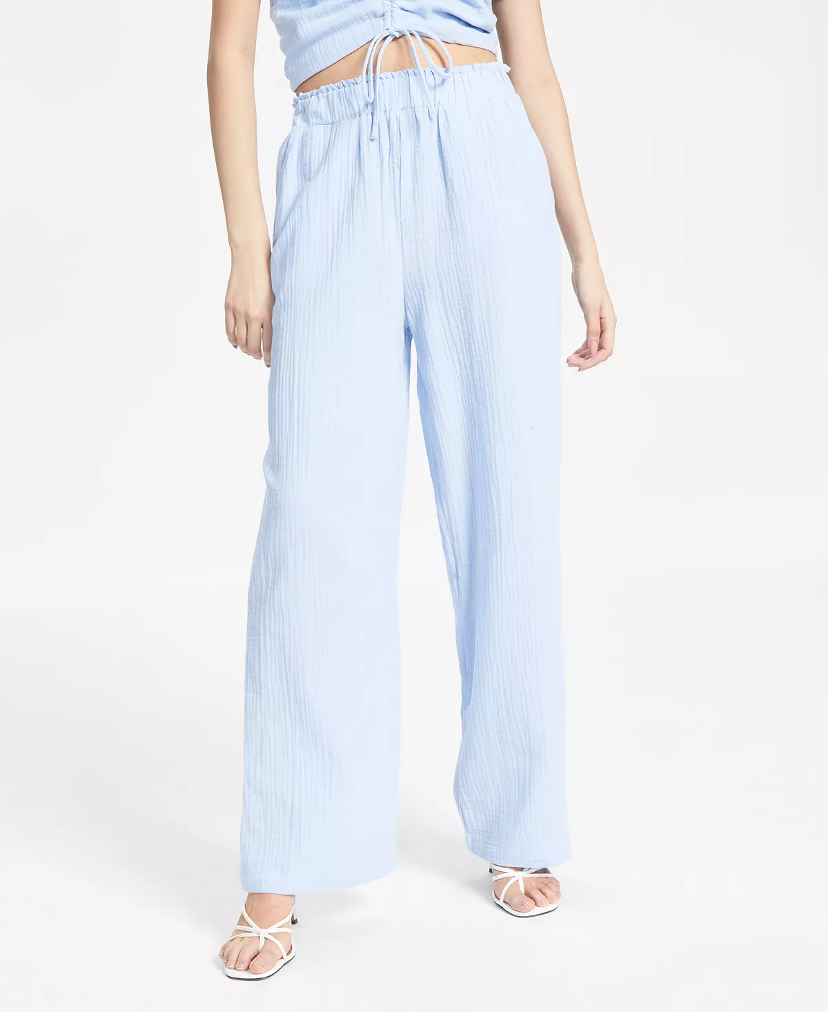 And Now This Women's Textured High-Rise Pull-On Pants 6 And Now This Women's Textured High-Rise Pull-On Pants - Image 6