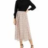 Anne Klein Women's Open-Back Sweater & Dot-Print Pull-On Skirt