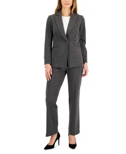 Kasper Women's Zip-Cuff Notched Collar One-Button Jacket, Regular And Petite Sizes 6 Kasper Women's Zip-Cuff Notched Collar One-Button Jacket, Regular And Petite Sizes -Anne Klein Sales Store 22855181 fpx